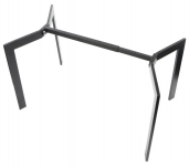 Stelaż metalowy do biurka - stołu regulowana belka 104-144 cm NY-HF05RA czarny