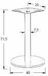 Podstawa do stolika SH-2010-1/B  fi 40 cm, wys. 71,5 cm