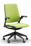Fotel biurowy SMART SB10S atest wytrzymałości do 200 kg do 200 kg/atest do pracy 24/7 - tapicerowany