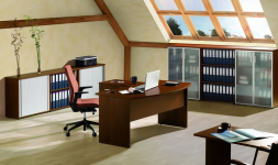 Biurko kształtowe lewe PRIMUS PB53L/45 160/45x110/70x75h