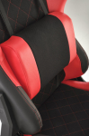 DRAKE fotel obrotowy czerwony / czarny