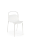 Krzesło z tworzywa K490 biały