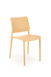 Krzesło z tworzywa K514 kolor pomarańczowy