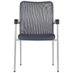 Krzesło z podłokietnikami HN-7501/AL SZARY