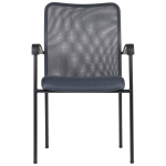 Krzesło z podłokietnikami HN-7501/BK SZARY