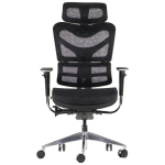 Fotel biurowy obrotowy ErgoLux S7 siedzisko tkaninowe