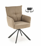 K528 krzesło cappuccino z funkcją obrotu