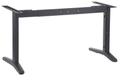 Stelaż metalowy do biurka STL-01 z rozsuwana belką 119-159 cm x szer. 58 cm x wys. 72,5 xm, kolor grafitowo-czarny