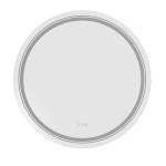 DOVER 80 lustro ścienne łazienkowe, srebrny