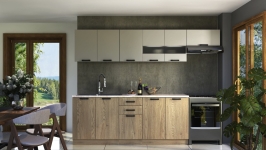 PERŁA 260 - KUCHNIA - DĄB CREMONA/KASZMIR