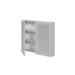 TORETO Szafka lustrzana 70x80/2D (MDF ramiak) cashmere
