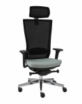 Fotel biurowy Marti BS HD Black/Chrome