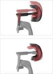 Fotel biurowy obrotowy ErgoNew S1A(2) siedzisko siatkowe