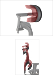 Fotel biurowy obrotowy ErgoNew S1A(2) siedzisko siatkowe