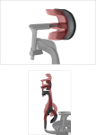 Fotel biurowy obrotowy ErgoNew S1A(2) siedzisko tkaninowe
