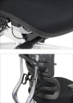 Fotel biurowy obrotowy ErgoNew S8(2) siedzisko tkaninowe