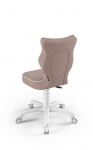 ENTELO Dobre krzesło obrotowe PETIT nr 3 - podstawa biała