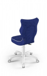 ENTELO Dobre krzesło obrotowe PETIT nr 4 - podstawa biała