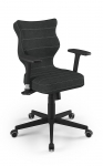 ENTELO Dobre Krzesło obrotowe NERO nr 6 - podstawa czarna 