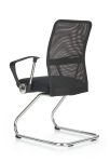 VIRE SKID fotel pracowniczy czarny