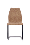 K265 krzesło czarny / brązowy / dąb miodowy (2p=4szt)