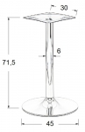 Podstawa do stolika SH-4005 - wysokość 71,5 cm fi 45 cm  