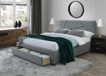 VALERY łóżko 160 cm z szufladami popiel (3p=1szt)