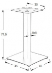 Podstawa do stolika SH-2002-1/P/8 - wysokość 71,5 cm 45x45 cm