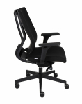 Fotel biurowy MAXPRO BT black/chrome