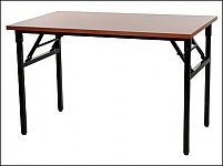 Stelaż składany do stołu i biurka 24C-P czarny - 116x66 cm 
